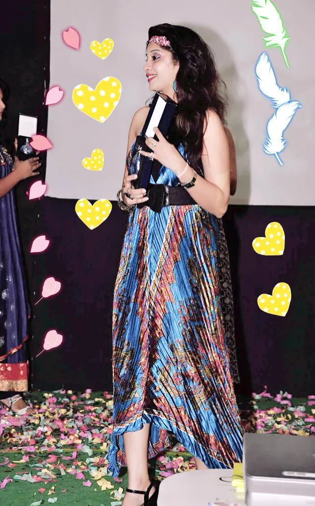 Nidhie Sonie at a college fest