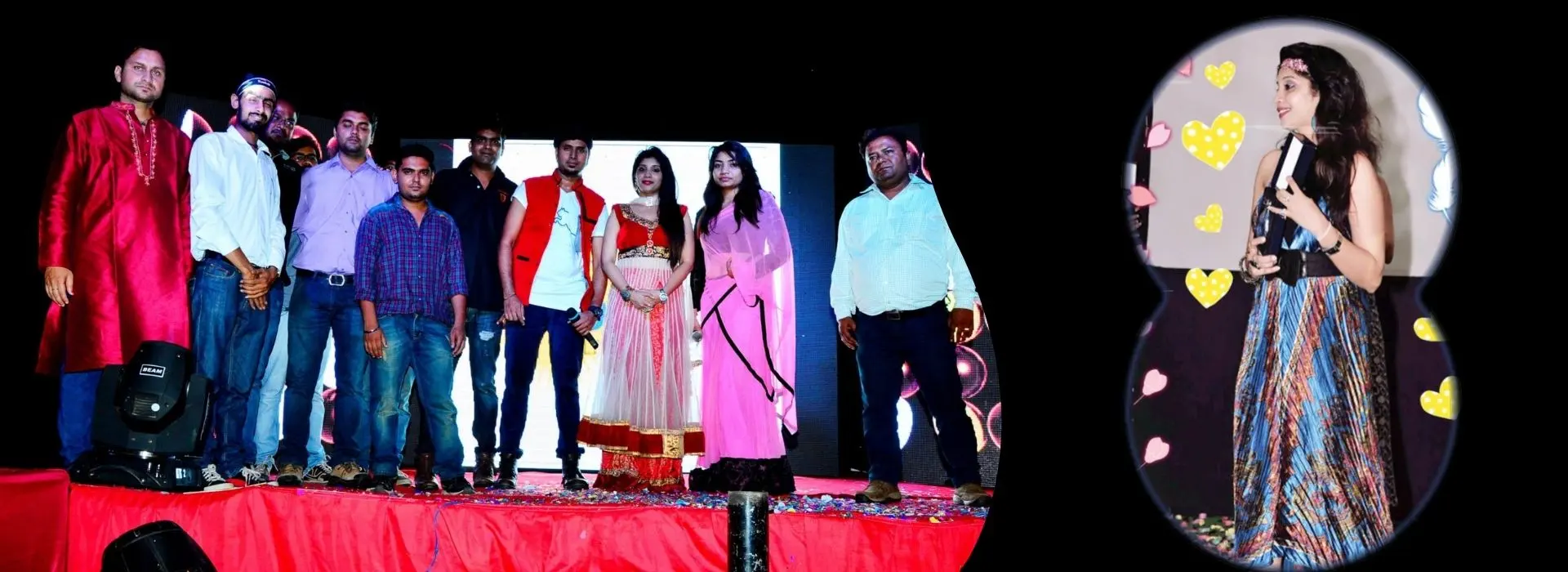 Nidhie Sonie on stage