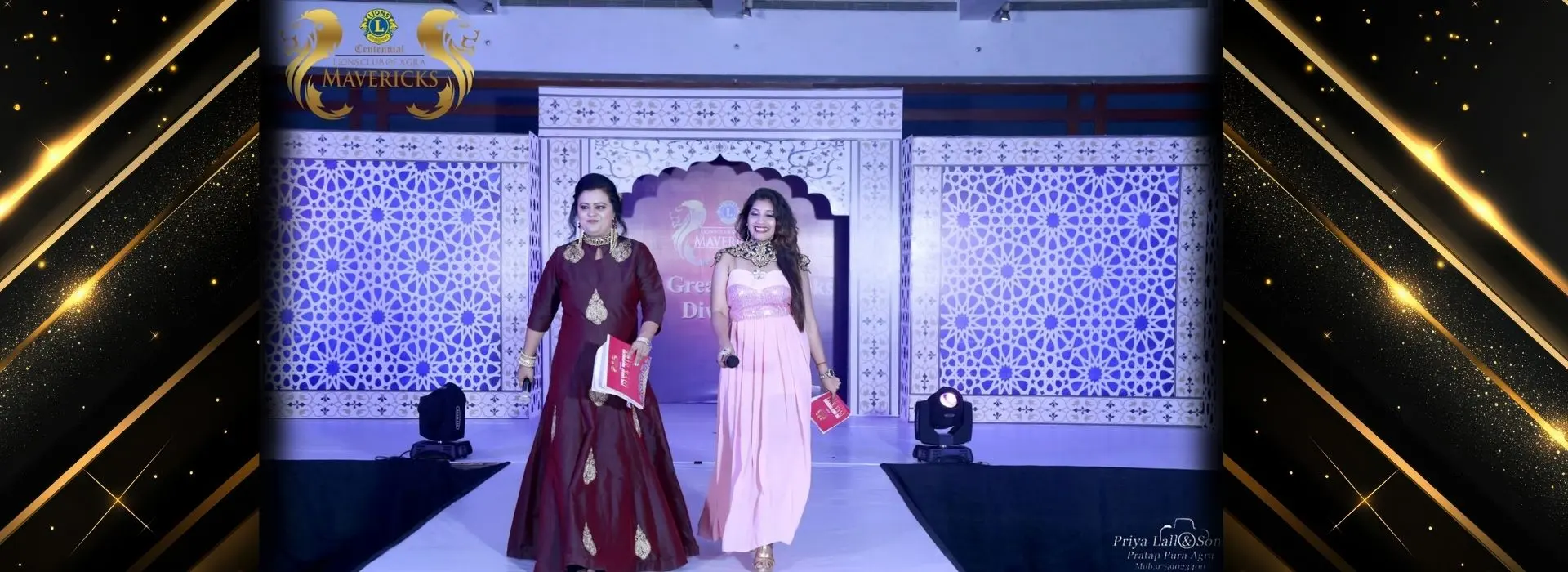 Nidhie Sonie hosting a live show